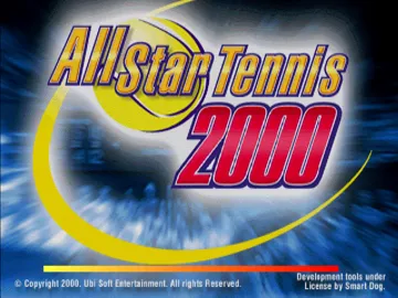 All Star Tennis 2000 (EU) screen shot title